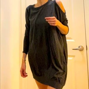 ALLSAINTS Charcoal Grey Short Dress - Size 2